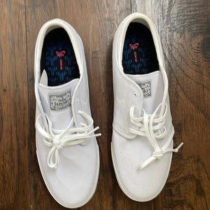 White, Size 12, Nike Janoski Shoes